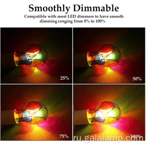 Регулируемый цвет праздничная лампочка для вечеринки E26